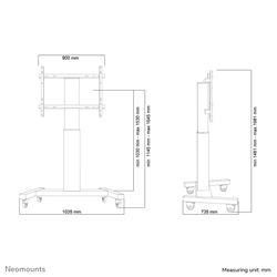 Neomounts motorised floor stand image 0